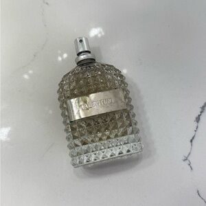 Valentino men Silver Glass Fragrance Bottle (Clear)